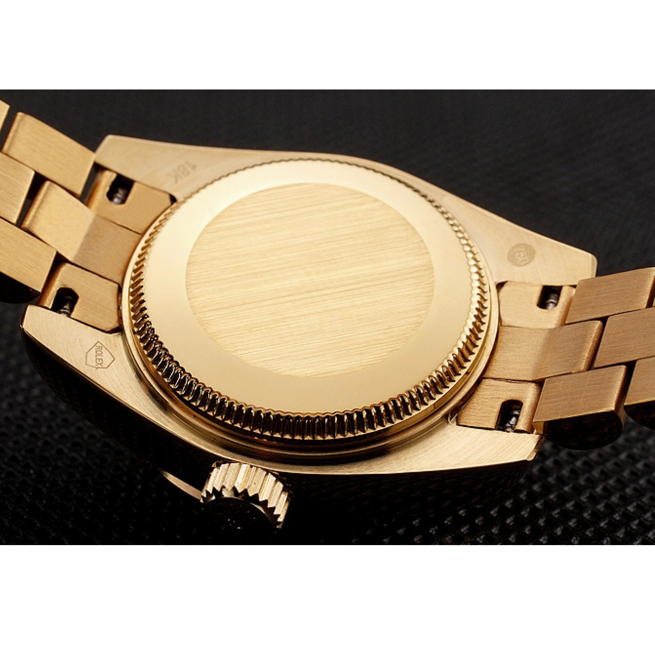 Good copy rolex watches Bracelet Diamond Champagne 1454095 Bezel Gold Rolex Swiss Lady-Datejust Dial 0529